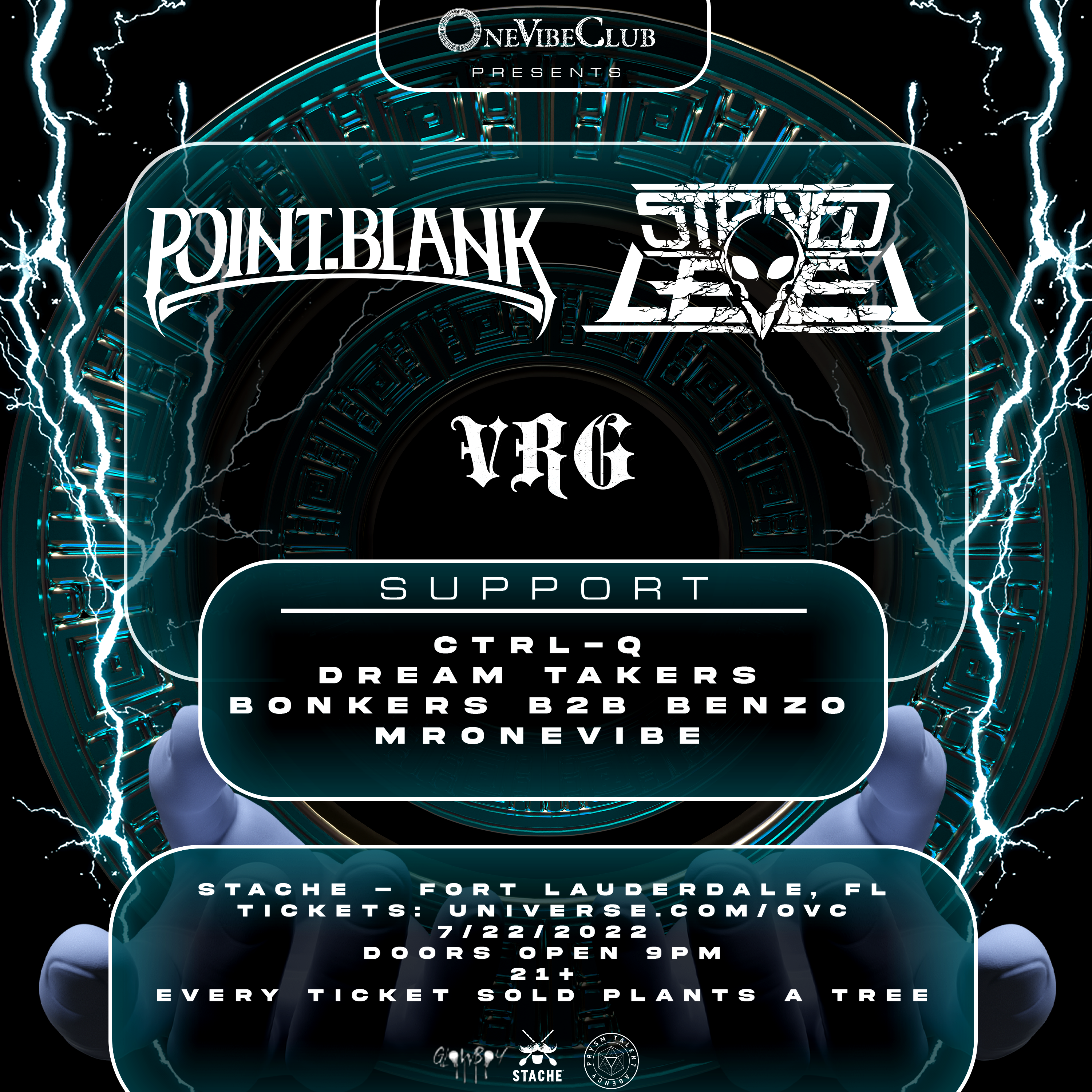 OneVibeClub Presents: Point.Blank, Stoned Level, and VRG