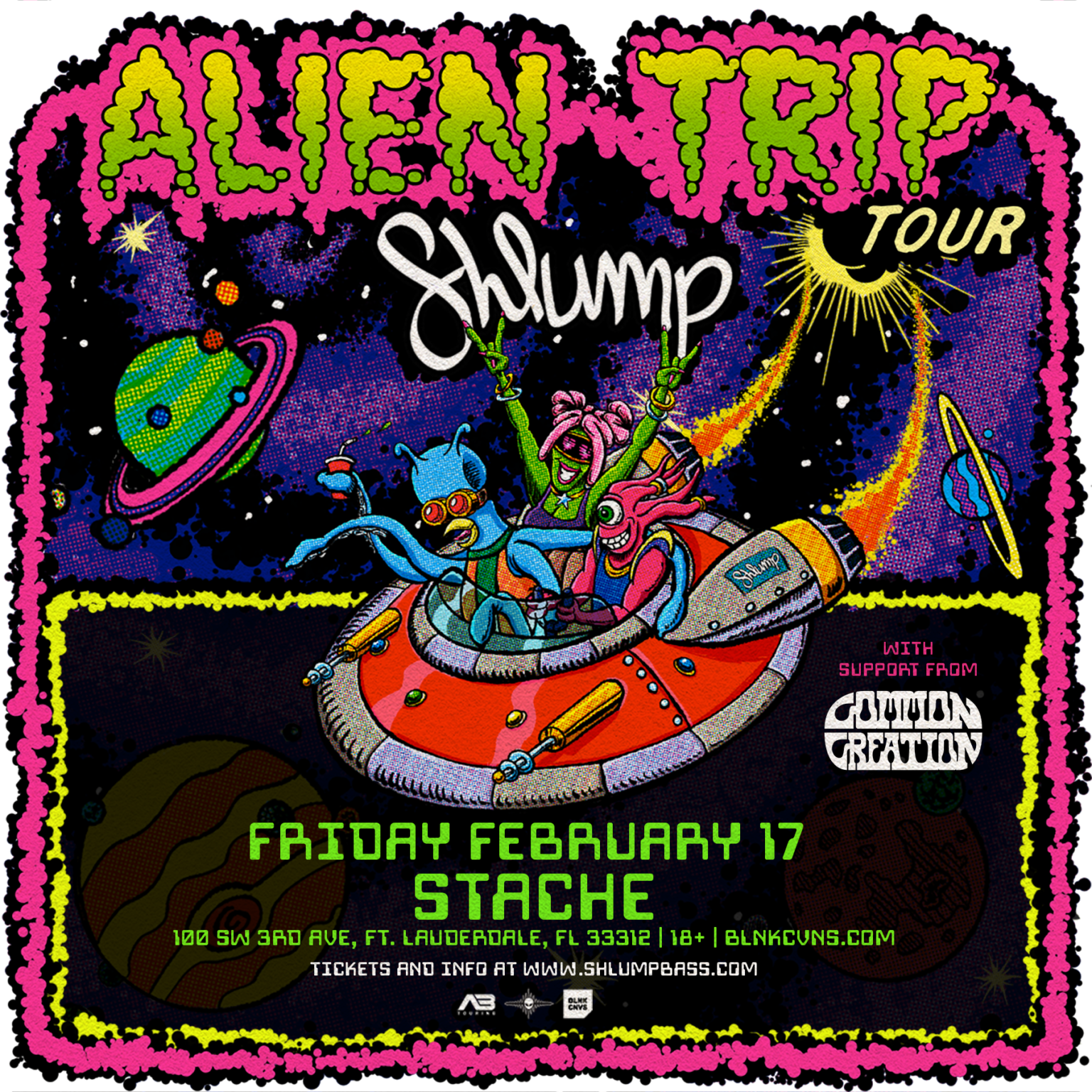 Shlump: Alien Trip Tour | Stache