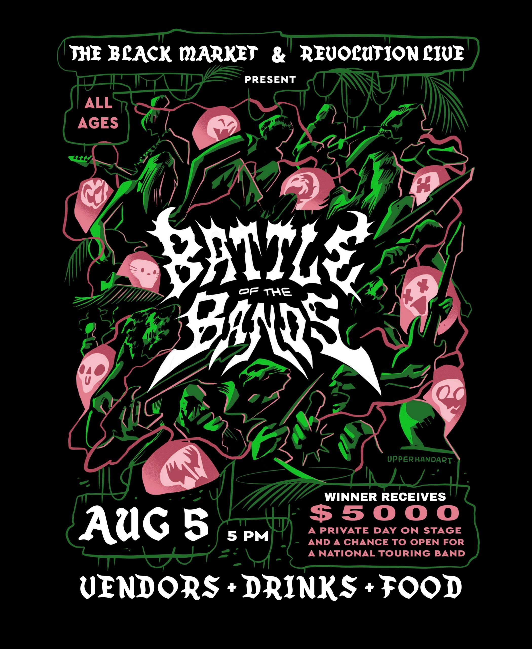 The Black Market & Revolution Live Present BATTLE OF THE BANDS