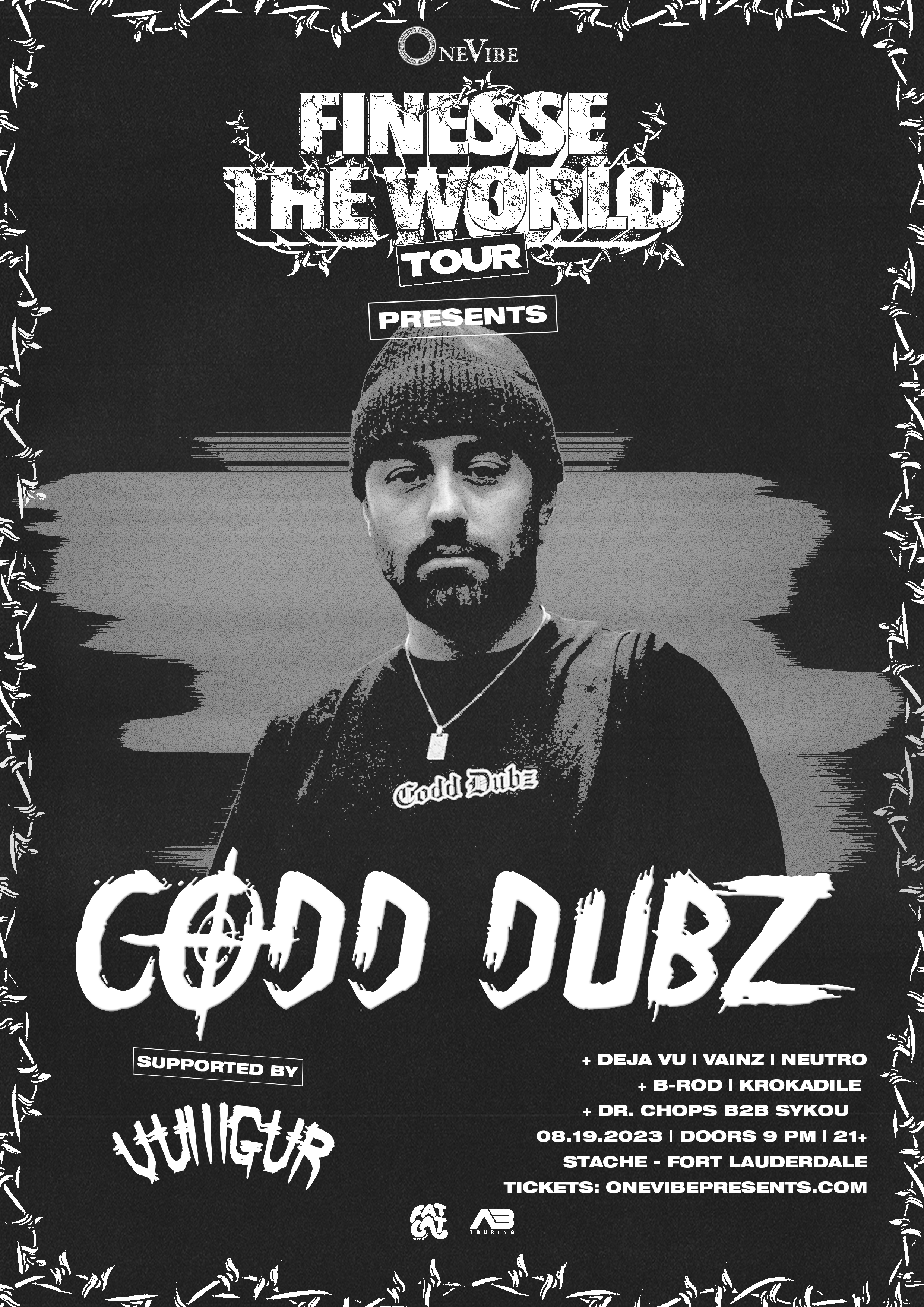 OneVibe presents Finesse the World Tour with CODD DUBZ & VULLLGUR