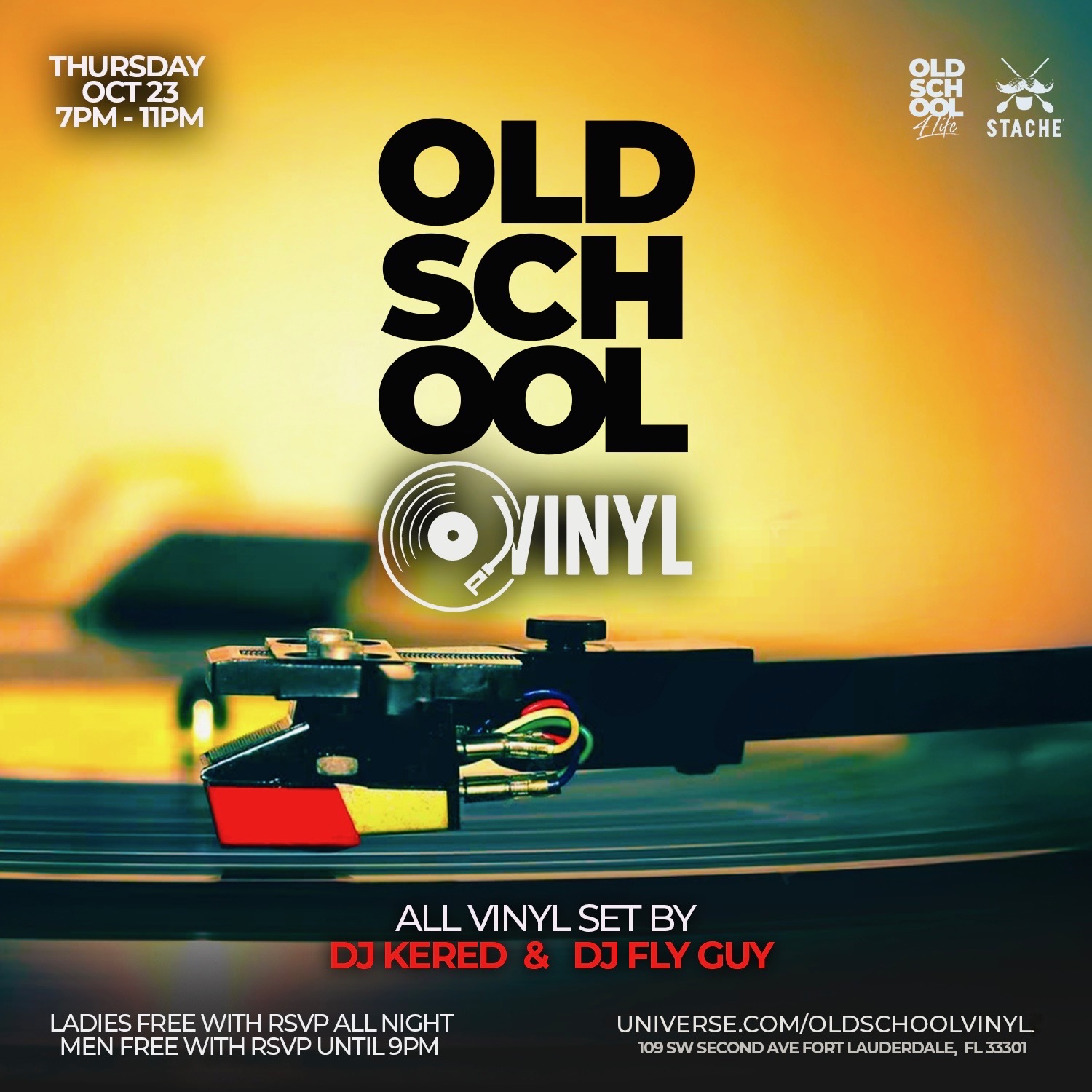 Old School Vinyl @ Stache