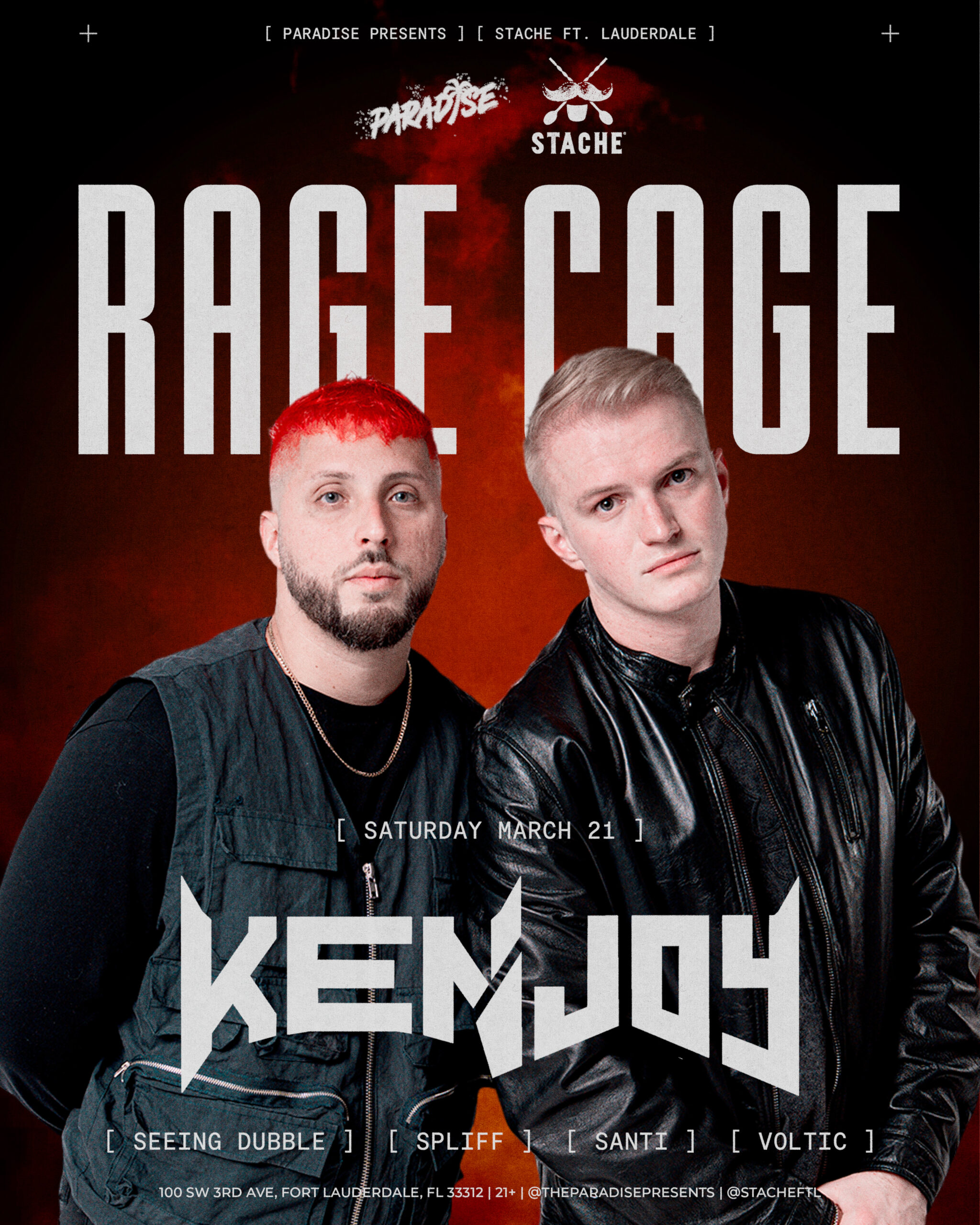 Paradise Presents: RAGE CAGE W/ KENJOY