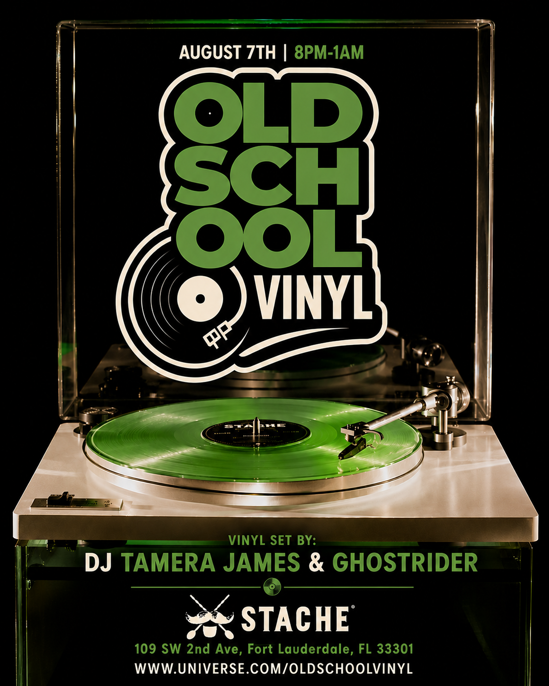 Old School Vinyl @ Stache