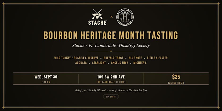 Bourbon Heritage Month Tasting